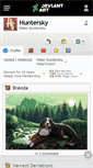 Mobile Screenshot of huntersky.deviantart.com