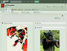 Tablet Screenshot of l337inuyasha.deviantart.com