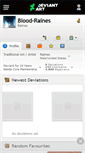 Mobile Screenshot of blood-raines.deviantart.com