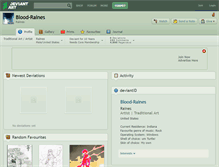 Tablet Screenshot of blood-raines.deviantart.com