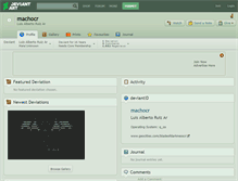 Tablet Screenshot of machocr.deviantart.com