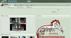 Desktop Screenshot of caranth.deviantart.com