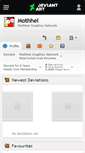 Mobile Screenshot of mothhel.deviantart.com