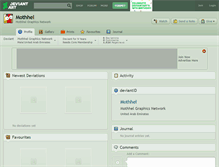 Tablet Screenshot of mothhel.deviantart.com