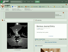 Tablet Screenshot of nrslgrlr.deviantart.com