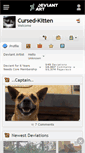 Mobile Screenshot of cursed-kitten.deviantart.com