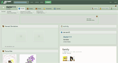 Desktop Screenshot of master111.deviantart.com