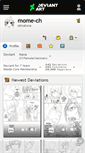 Mobile Screenshot of mome-ch.deviantart.com