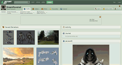 Desktop Screenshot of dreampowered.deviantart.com