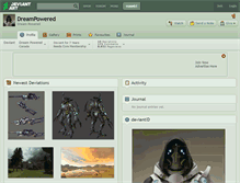 Tablet Screenshot of dreampowered.deviantart.com