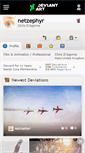 Mobile Screenshot of netzephyr.deviantart.com