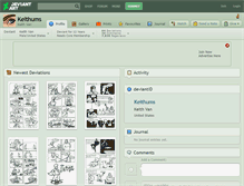 Tablet Screenshot of keithums.deviantart.com