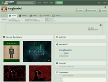 Tablet Screenshot of kungfauxboi.deviantart.com