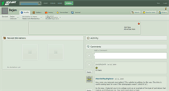Desktop Screenshot of dejon.deviantart.com