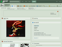 Tablet Screenshot of isabele4.deviantart.com