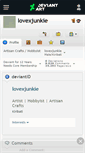 Mobile Screenshot of lovexjunkie.deviantart.com