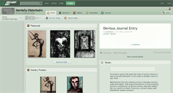 Desktop Screenshot of mentally-distorted.deviantart.com