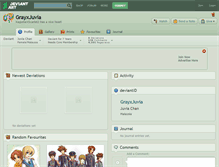 Tablet Screenshot of grayxjuvia.deviantart.com