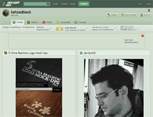 Tablet Screenshot of behzadblack.deviantart.com