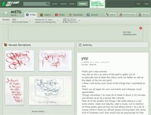 Tablet Screenshot of mretg.deviantart.com