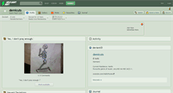 Desktop Screenshot of demicuts.deviantart.com