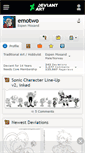 Mobile Screenshot of emotwo.deviantart.com