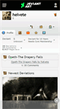 Mobile Screenshot of helvete.deviantart.com