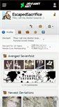 Mobile Screenshot of escapedsacrifice.deviantart.com