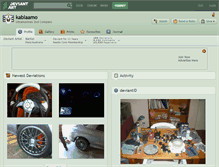 Tablet Screenshot of kablaamo.deviantart.com