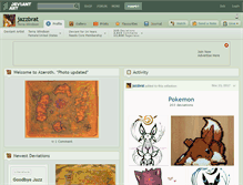 Tablet Screenshot of jazzbrat.deviantart.com