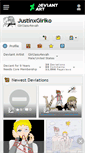 Mobile Screenshot of justinxgiriko.deviantart.com