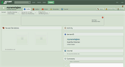 Desktop Screenshot of mynameisglass.deviantart.com