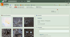 Desktop Screenshot of fant0me.deviantart.com