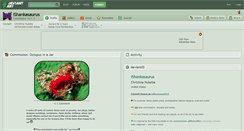 Desktop Screenshot of ishankasaurus.deviantart.com