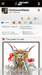 Mobile Screenshot of chrizsnowflakes.deviantart.com