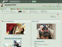 Tablet Screenshot of garnetquyendinh.deviantart.com