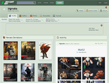 Tablet Screenshot of bigmaka.deviantart.com