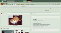 Desktop Screenshot of love-cats.deviantart.com