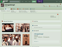 Tablet Screenshot of milongadelangel.deviantart.com