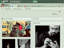 Tablet Screenshot of noore.deviantart.com