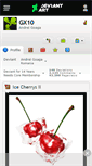 Mobile Screenshot of gx10.deviantart.com
