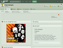 Tablet Screenshot of fred-marques.deviantart.com