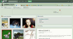 Desktop Screenshot of leadmare1234321.deviantart.com
