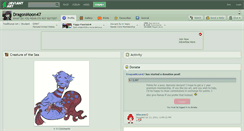 Desktop Screenshot of dragonmoon47.deviantart.com