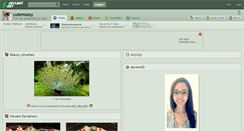Desktop Screenshot of cutemussy.deviantart.com