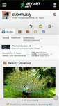 Mobile Screenshot of cutemussy.deviantart.com