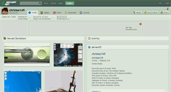 Desktop Screenshot of chrislee149.deviantart.com