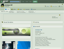 Tablet Screenshot of chrislee149.deviantart.com