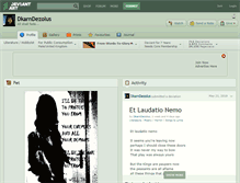 Tablet Screenshot of dkarndezolus.deviantart.com