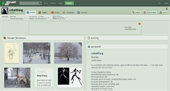 Desktop Screenshot of cobaltfang.deviantart.com